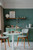 CL65243 - Cosmo Living Golden Fern - Glow Green Blue Galerie Wallpaper