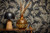 CL65283 - Cosmo Living Midnight Botanica -Mystery Black Gold Galerie Wallpaper