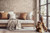 35120 - City Romance Graphics Orange Silver Grey Galerie Wallpaper