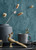 34278 - City Romance Structure Blue Green Galerie Wallpaper