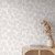 35782 - Boho Fine Linen Floral Beige Silver Grey Galerie Wallpaper