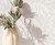 35794 - Boho Fine Linen Floral Beige Silver Grey Galerie Wallpaper