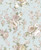 8311 - Blooming Garden Rose Victoria Garden Blue Green Pink Galerie Wallpaper