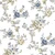 8327 - Blooming Garden Soffio Garden Blue Galerie Wallpaper