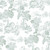 8341 - Blooming Garden Toile Garden Blue Galerie Wallpaper
