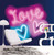 G45471 - Kids and Teens Neon Love Mural Pink Blue Purple Lilac Galerie Wallpaper Mural