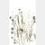 35799 - Boho Fine Linen Floral Beige Bronze Brown Green Galerie Wallpaper Mural