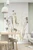 35799 - Boho Fine Linen Floral Beige Bronze Brown Green Galerie Wallpaper Mural