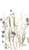 35799 - Boho Fine Linen Floral Beige Bronze Brown Green Galerie Wallpaper Mural