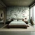 30191 - Bombay Design Floral Beige Blue Bronze Brown Galerie Wallpaper Mural