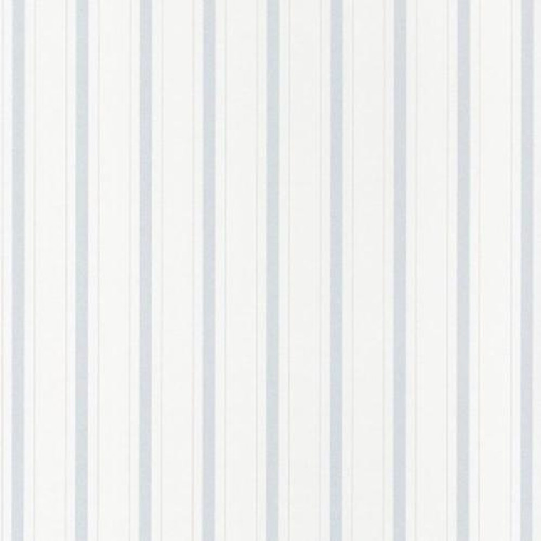 81576103 - Fontainebleau Blue White Stripe Casadeco Wallpaper