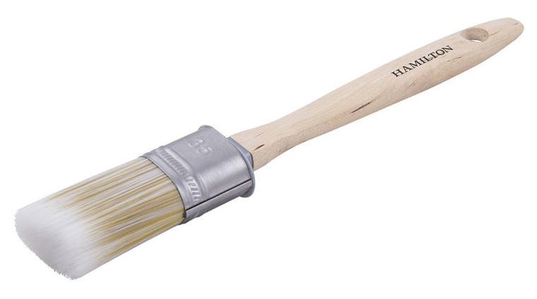 35mm Hamilton Prestige Pure Synthetic Oval Angled Paint Brush