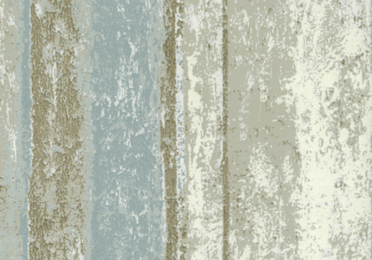 1703-110-06  - Camellia Coarse Textured Stripes Teal Gold Taupe 1838 Wallpaper