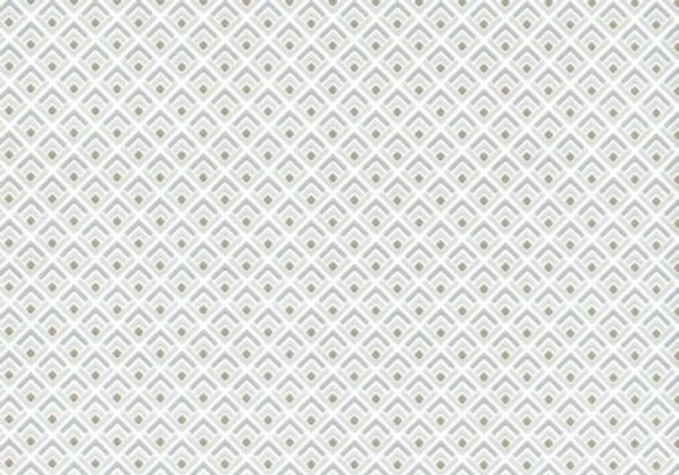 1703-112-02  - Camellia Geometric Grey 1838 Wallpaper