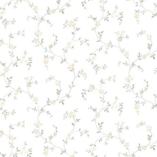 Galerie CK36604 - Kitchen Style 3 Floral Trail Beige Cream White Galerie Wallpaper roll - luxury design for UK feature walls