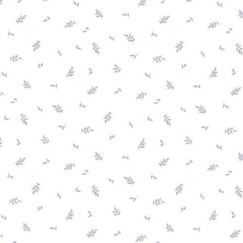 Galerie KB25622 - Kitchen Style 3 Leaf Sprigs Blue White Galerie Wallpaper roll - luxury design for UK feature walls