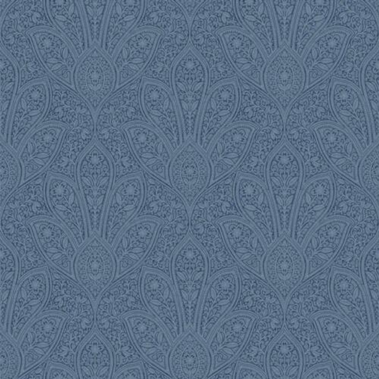 FH37546 - Homestyle Geometric Floral Paisley Patterns Blue Galerie Wallpaper