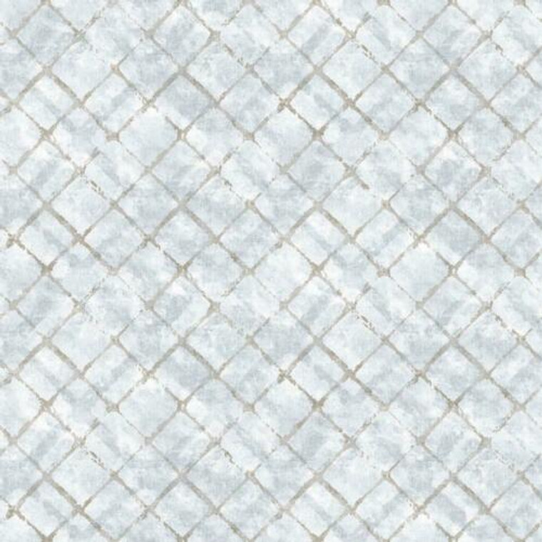 FH37553 - Homestyle Wire Mesh Design Blue Beige Galerie Wallpaper