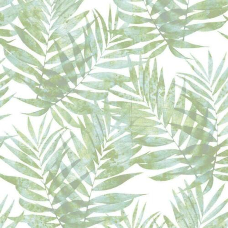 G67943 - Organic Textures Leaf Design Fresh Green Galerie Wallpaper