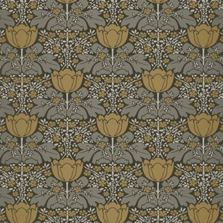 BEEP82232439 - Belle Epoque Burgundy Floral Design Casadeco Wallpaper