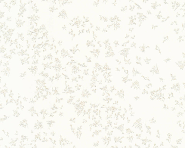 935852 - Versace 4 Floral Cream AS Creation Wallpaper