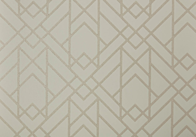 1907-140-06 - Elodie Geometric Symmetrical Lines Sand 1838 Wallpaper