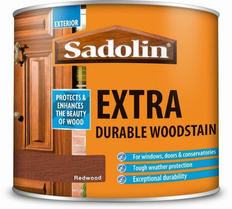 Sadolin Extra Wood Protection Wood Stain Redwood 1 Litre