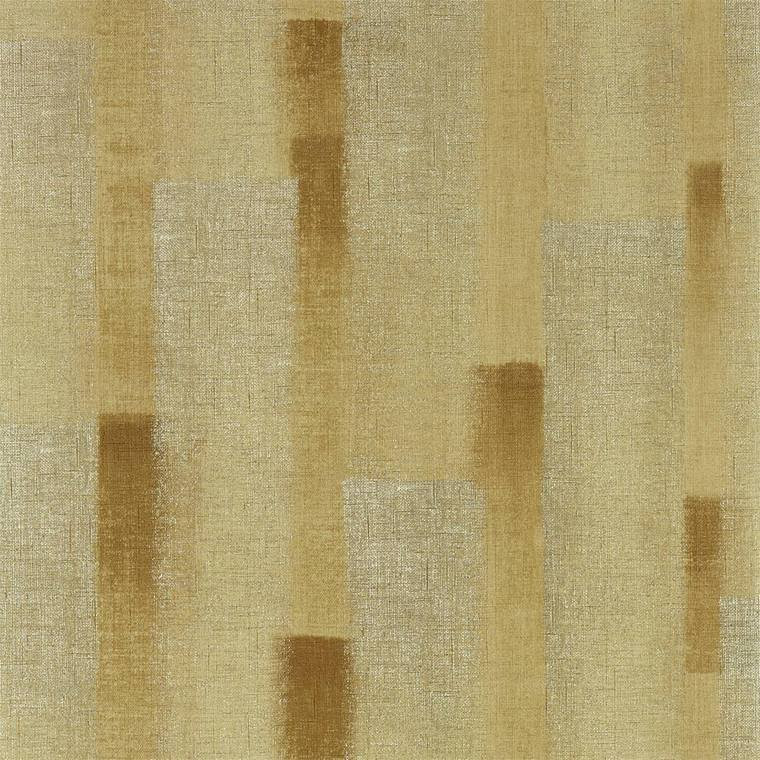 112198 - Momentum 6 Paint Brush Strokes Burnished Bronze Harlequin Wallpaper