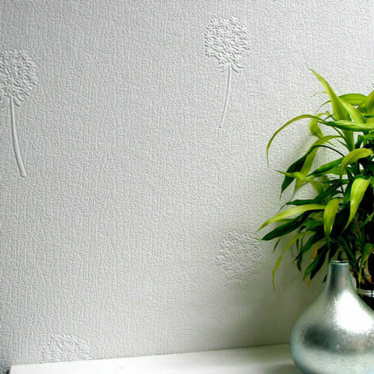 RD80005 Anaglypta Wallcovering Luxury Textured Vinyl Dandelion Blush  Wallpaper