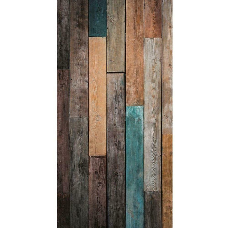 85013424 - Beauty Full Image Vintage Wooden Panels Brown Casadeco Mural