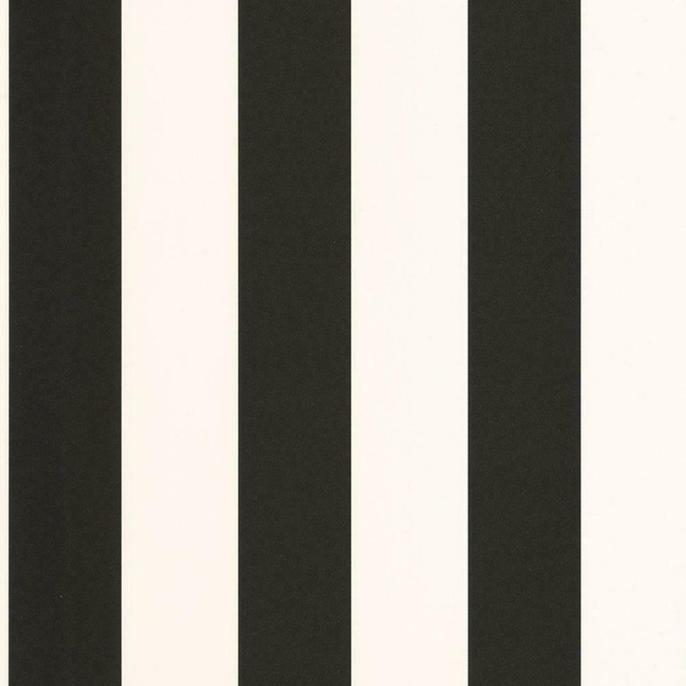 101189001 - Moonlight Striped Black Casadeco Wallpaper