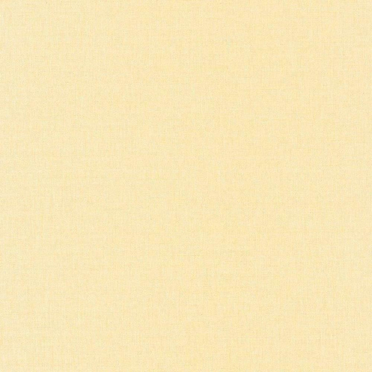 68522259 - Bistrot D Alice Textured Linen Effect Yellow Casadeco Wallpaper