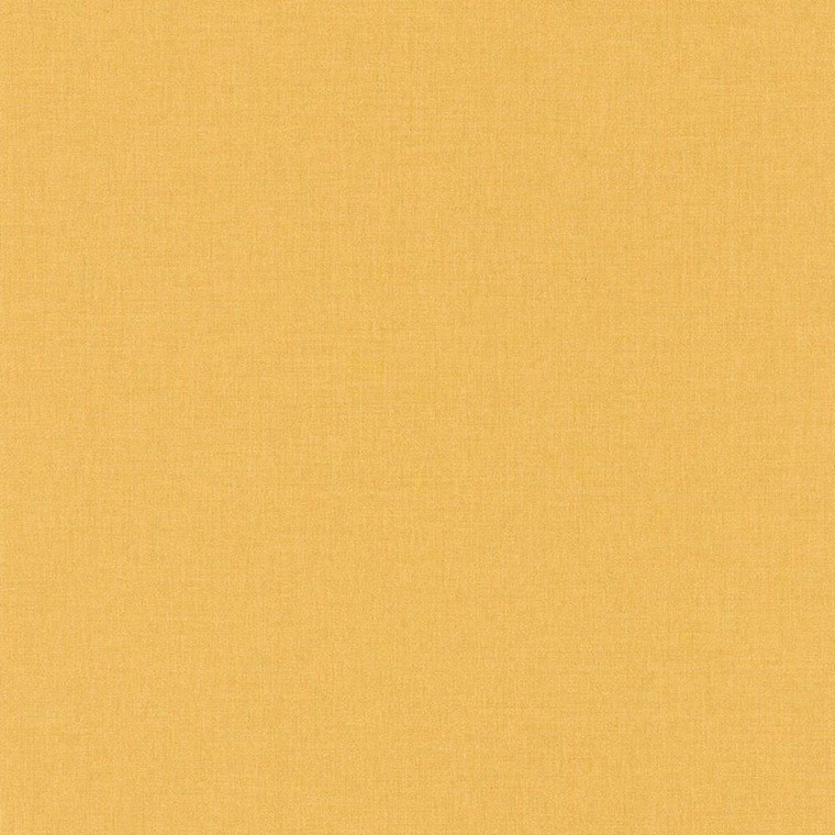 68522390 - Moove Plain Linen Effect Yellow Casadeco Wallpaper