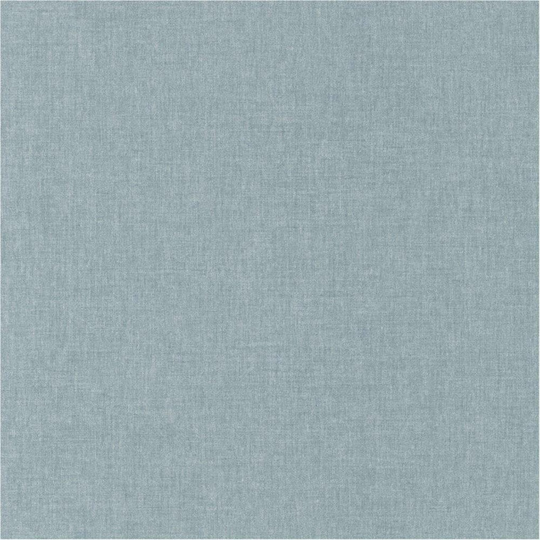 68526900 - Moove Plain Linen Effect Blue Casadeco Wallpaper