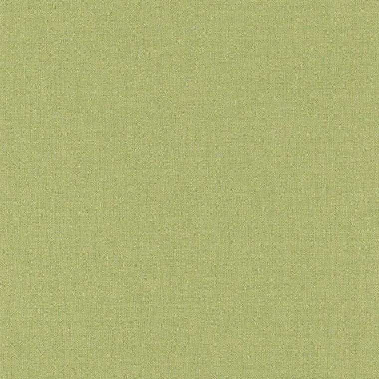 68527203 - Bistrot D Alice Textured Linen Effect Green Casadeco Wallpaper