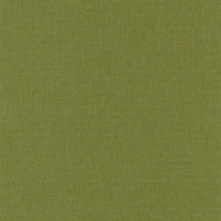 68527350 - Bistrot D Alice Textured Linen Effect Green Casadeco Wallpaper