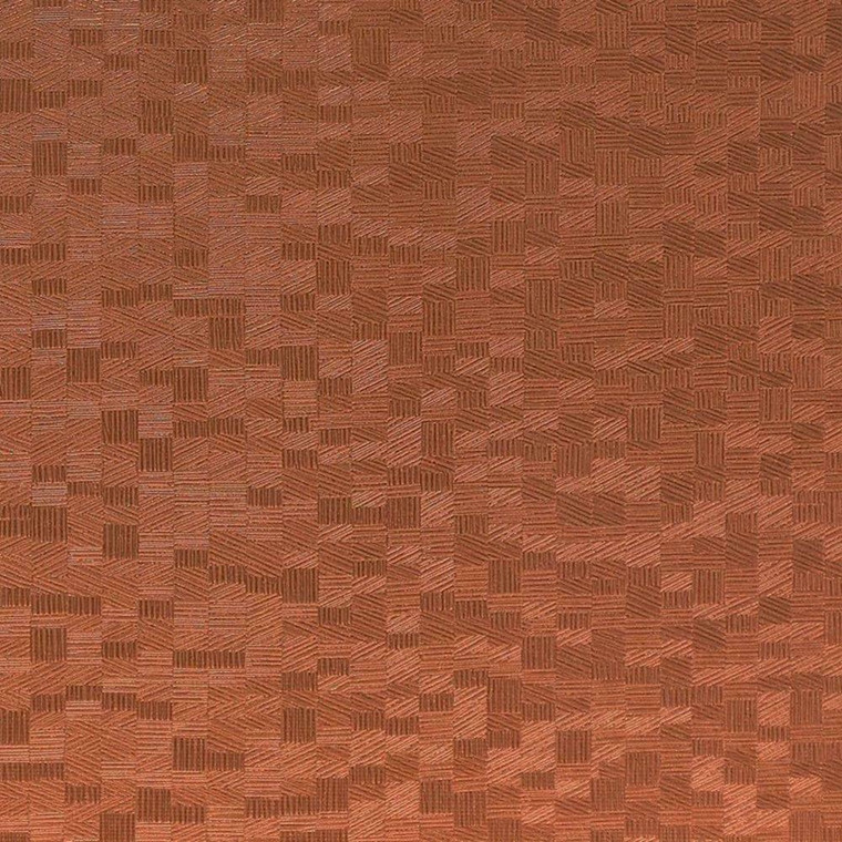 82543518 - Encyclopedia Carved Wood Geometric Orange Casadeco Wallpaper