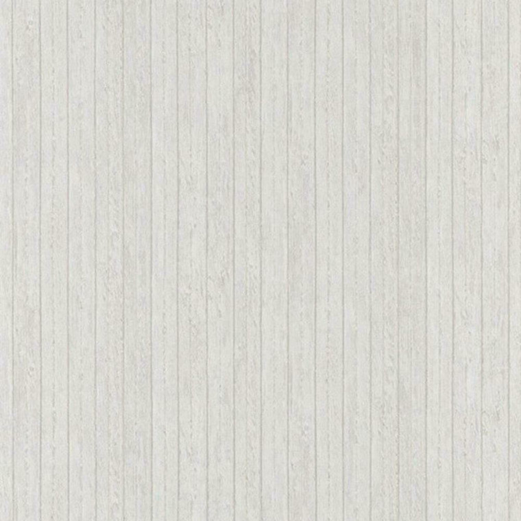 83990123 - Rivage Weathered Wooden Wall White Casadeco Wallpaper