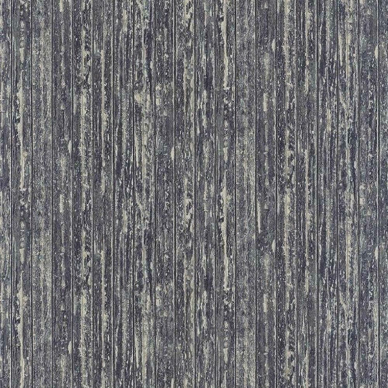 83996509 - Rivage Weathered Wooden Wall Blue Casadeco Wallpaper