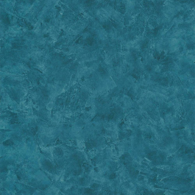 100226470 - Patine Plain Patinated Plaster Blue Casadeco Wallpaper