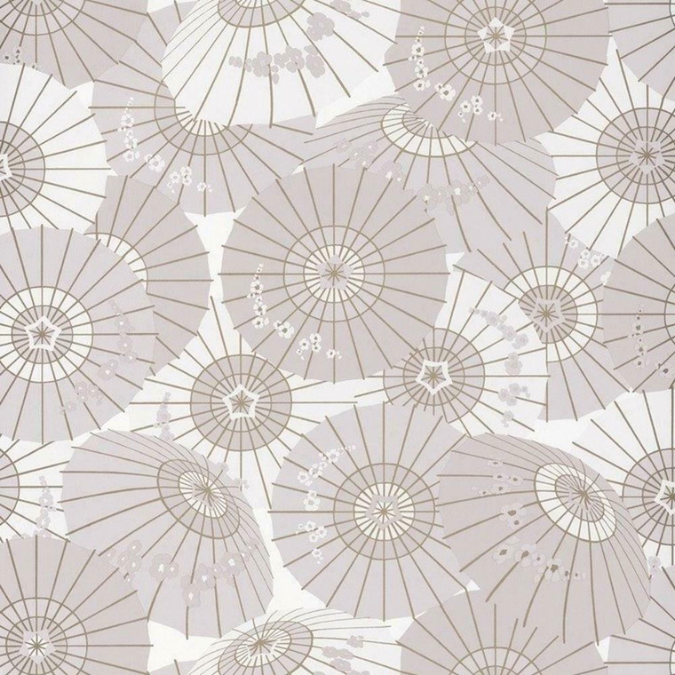 100321111 - Hanami Oriental Umbrellas Beige Casadeco Wallpaper