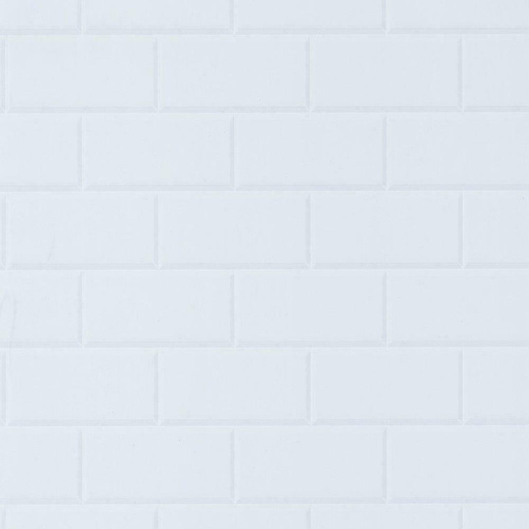 100696001 - Bistrot D Alice Ceramic Metro Tiles White Casadeco Wallpaper