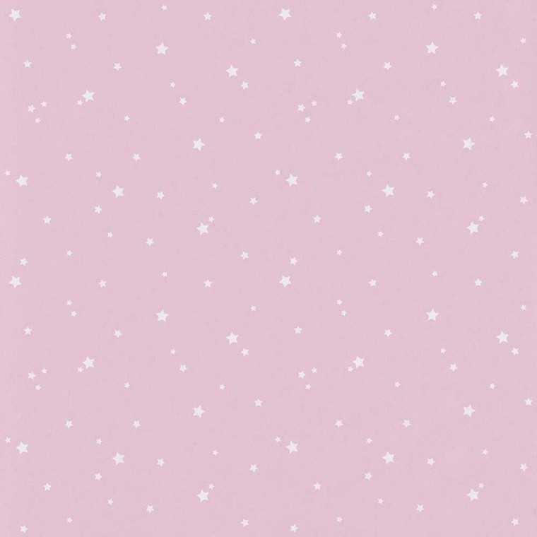100804000 - Girl Power Twinkling Stars Pink Casadeco Wallpaper
