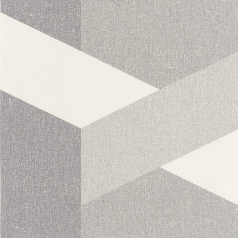101359215 - Moove Geometric Weave Design Grey Casadeco Wallpaper