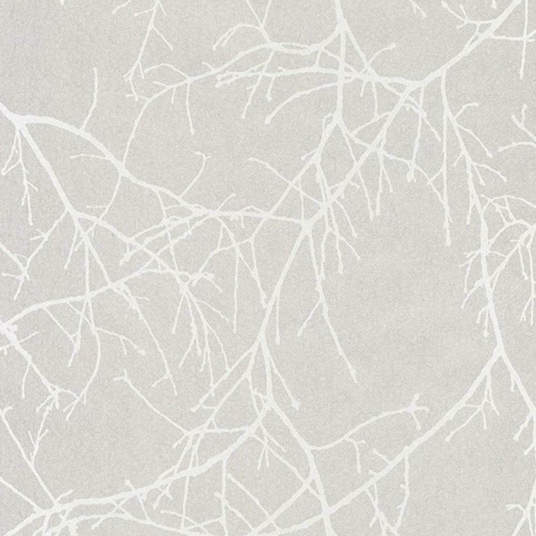 81719124 - Ohio Intertwining Tree Stems White Casadeco Wallpaper