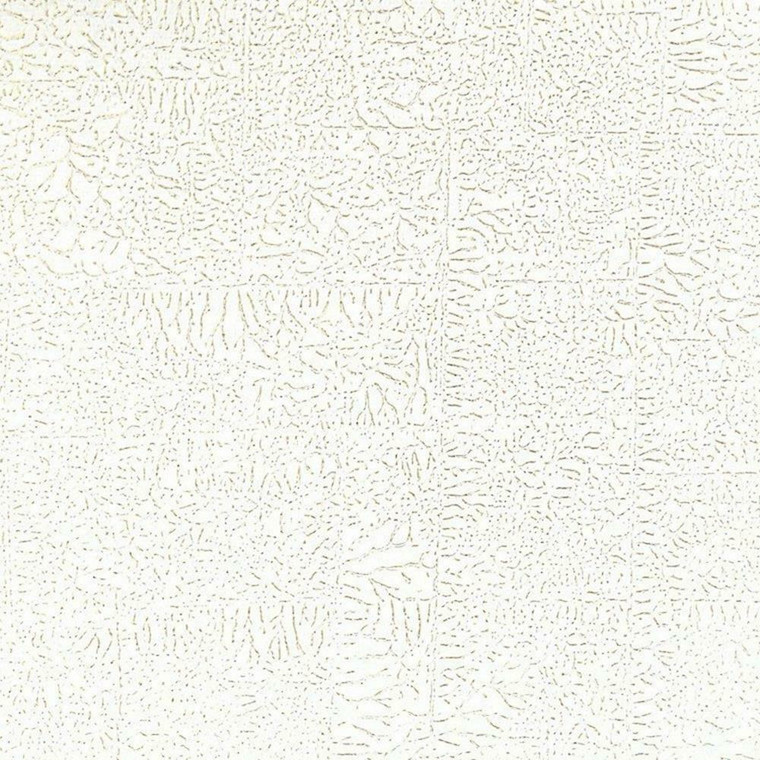 82530123 - Encyclopedia Vines Squares White Casadeco Wallpaper