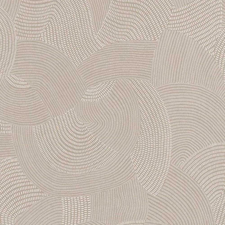 84411416 - Nangara Swirling Textured Design Beige Casadeco Wallpaper