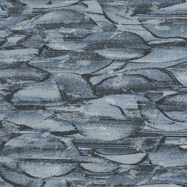 84566440 - Encyclopedia2 Rolling Ocean Waves Blue Casadeco Wallpaper