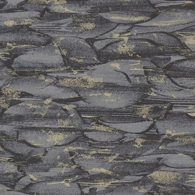 84569526 - Encyclopedia2 Rolling Ocean Waves Black Casadeco Wallpaper