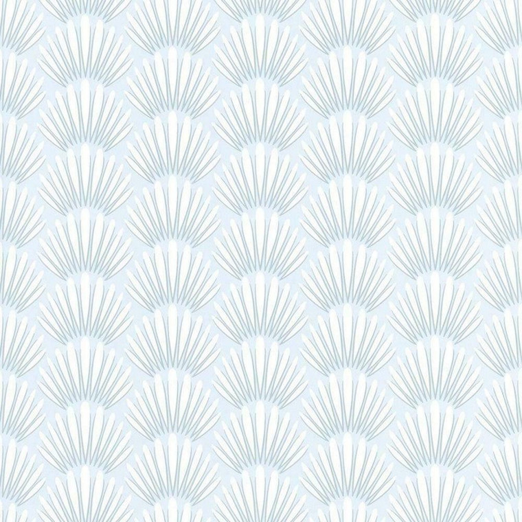 100059110 - Jungle Palm Fronds Grey Casadeco Wallpaper